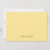 Kitty Cat Photo Birthday Party Invitation Kaart (Achterkant)