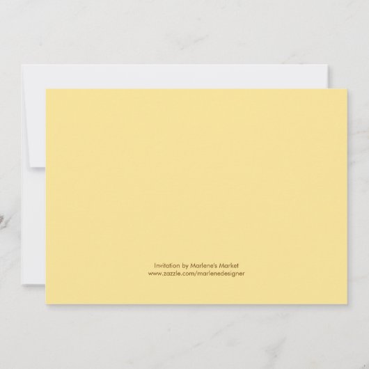 Kitty Cat Photo Birthday Party Invitation Kaart (Achterkant)