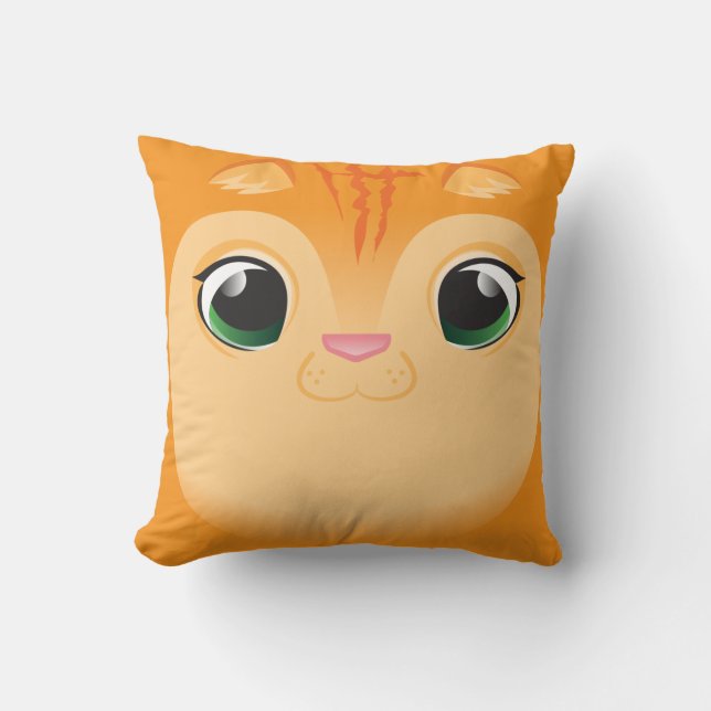 Kitty Cat Pillow Kussen (Voorkant)