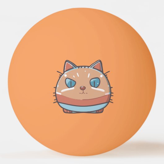 Kitty Cat Pingpongbal (Voorkant)