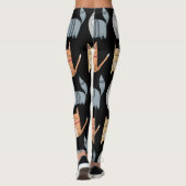 KITTY CAT PRINT YOGA PANTS LEGGINGS (Achterkant)