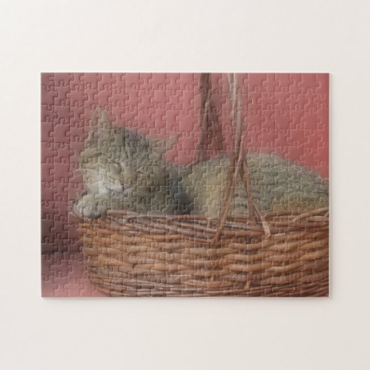 Kitty Cat Puzzle Legpuzzel (Horizontaal)