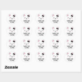 Kitty Cat Ronde Sticker (Vel)