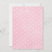 Kitty Cat Roze Schattige Dank u kaart (Achterkant)