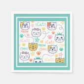 Kitty Cat Servet (Voorkant)