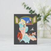 Kitty Cat Tales Briefkaart (Staand voorkant)