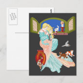 Kitty Cat Tales Briefkaart (Voorkant / Achterkant)