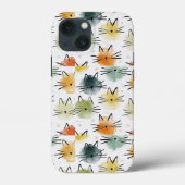 Kitty Cat Tough Apple iPhone 13 mini Hoesje (Achterkant)