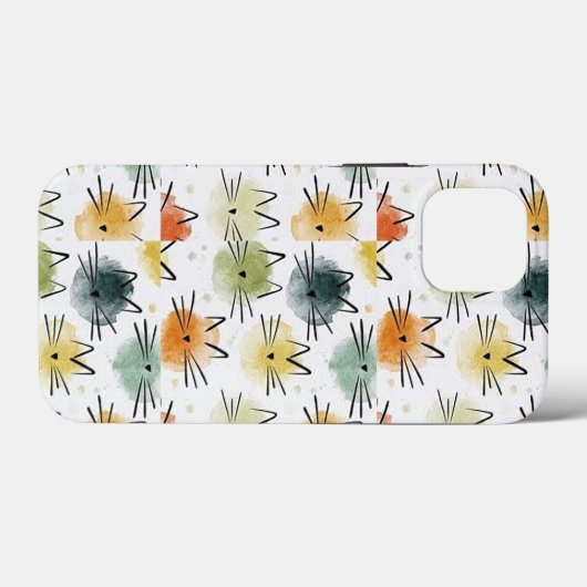 Kitty Cat Tough Apple iPhone 13 mini Hoesje (Achterkant (horizontaal))