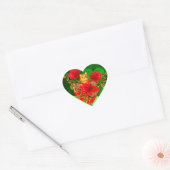 Kitty Cat Valentijn Hart Sticker (Envelop)