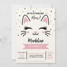 Kitty Cat Verjaardag, ben je kitten me nu