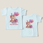 Kitty Cat viering verjaardag (Ontwerp Voorkant & Achterkant)