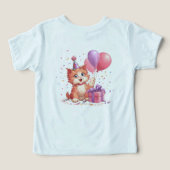 Kitty Cat viering verjaardag (Design achterkant)