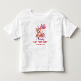 Kitty Cat viering verjaardag Kinder Shirts