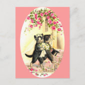 Kitty Cat Wedding Briefkaart (Voorkant)
