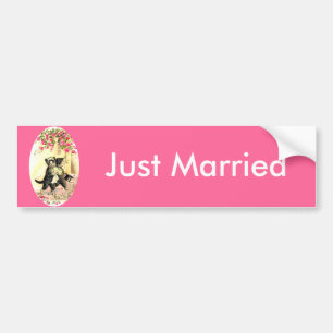 Kitty Cat Wedding Bumpersticker