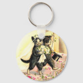 Kitty Cat Wedding Sleutelhanger (Voorkant)