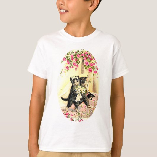 Kitty Cat Wedding T-shirt (Voorkant)