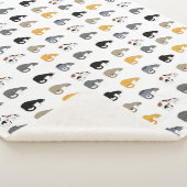 Kitty Cats Bowl Sherpa Deken (3/4)