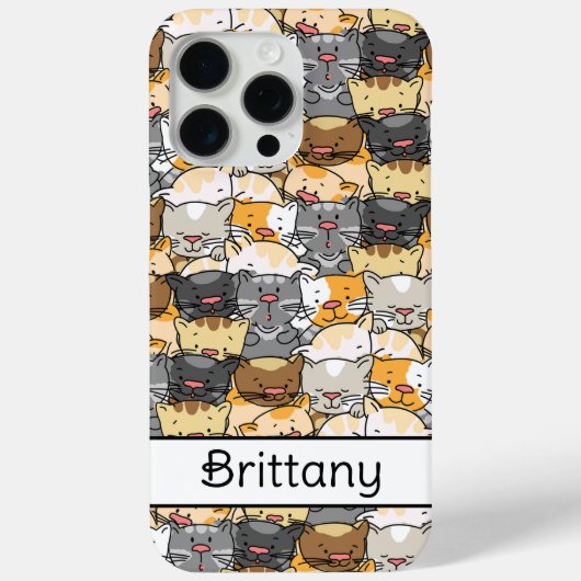 Kitty Cats gepersonaliseerd Case-Mate iPhone Case (Achterkant)