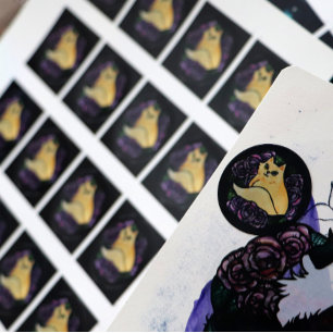 Kitty Cats Tuin Ronde Sticker