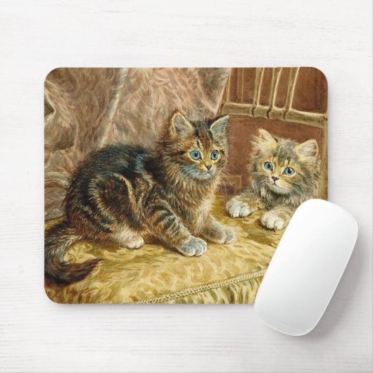  Kitty Cats - Victoriaans kunst Muismat (Met muis)
