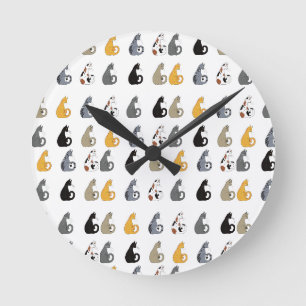 Kitty Cats Wandklok