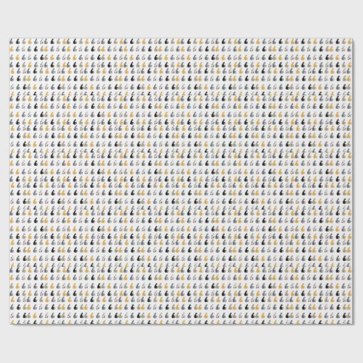 Kitty Cats Wrapping paper Cadeaupapier (Vlak)