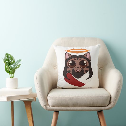 Kitty Christ Cushion Kussen (Stoel)