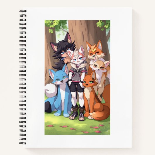 Kitty Club Schetsboek Notitieboek (Voorkant)