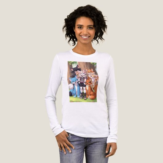 Kitty Club Too Tri-Blend Shirt (Voorkant)