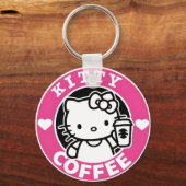 Kitty Coffee Logo Sleutelhanger (Voorkant)