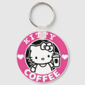 Kitty Coffee Logo Sleutelhanger (Achterkant)