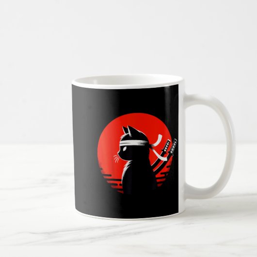 Kitty Combat Master Jiu-Jitsu Ninja En Vechtkunste Koffiemok (Rechts)