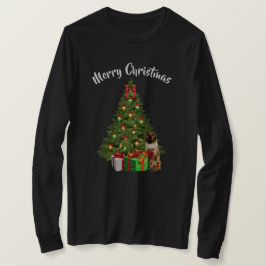 Kitty en Kerstboom T-shirt