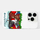 Kitty en Puppy, prettig Kerstmis Case-Mate iPhone Case (Achterkant (horizontaal))