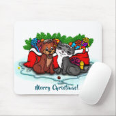Kitty en Puppy, Prettig Kerstmis Muismat (Met muis)