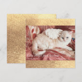 Kitty Engel voor Kerstmis Notitiekaartje (Voorkant / Achterkant)
