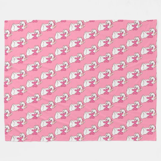 Kitty Fleece Blanket (Voorkant (Horizontaal))
