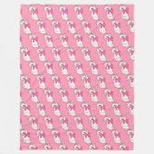 Kitty Fleece Blanket Deken (Voorkant)