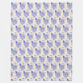 Kitty Fleece Blanket Deken (Voorkant)
