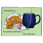 Kitty HEEFT cafeïne nodig Groot Cadeauzakje (Achterkant)