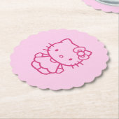 Kitty Kartonnen Onderzetters (Gekanteld)