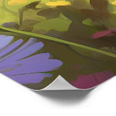 *~* Kitty Kat 5:4 Kitten Veld Wilde Bloemen AP68 Poster (Hoek)