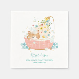 Kitty Kat Bloem Bubbelbad Servet