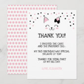 Kitty Kat Dank je kaarten (Voorkant / Achterkant)