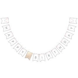 Kitty Kat Gelukkige Verjaardag Vlaggetjes