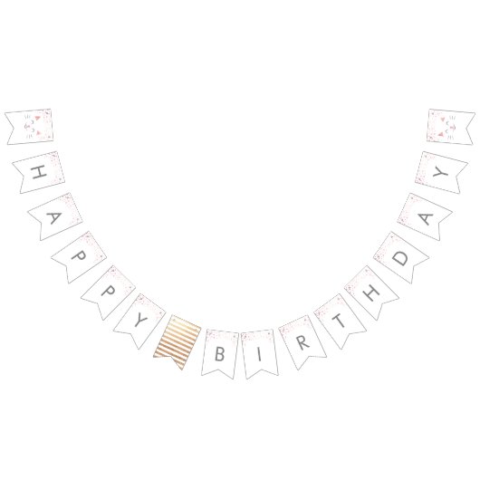 Kitty Kat Gelukkige Verjaardag Vlaggetjes (Alle)