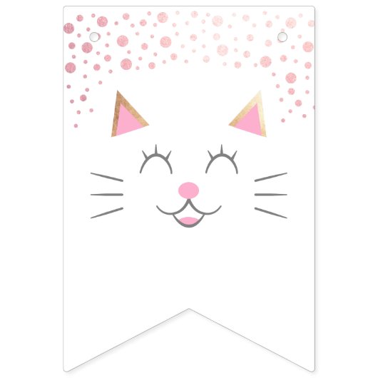 Kitty Kat Gelukkige Verjaardag Vlaggetjes (Eerste vlag)