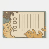 Kitty Kat Kladblok Takenlijst Post-it® Notes (Voorkant)